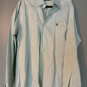 Like new Polo by Ralph Lauren Men's Green Checkered Shirt